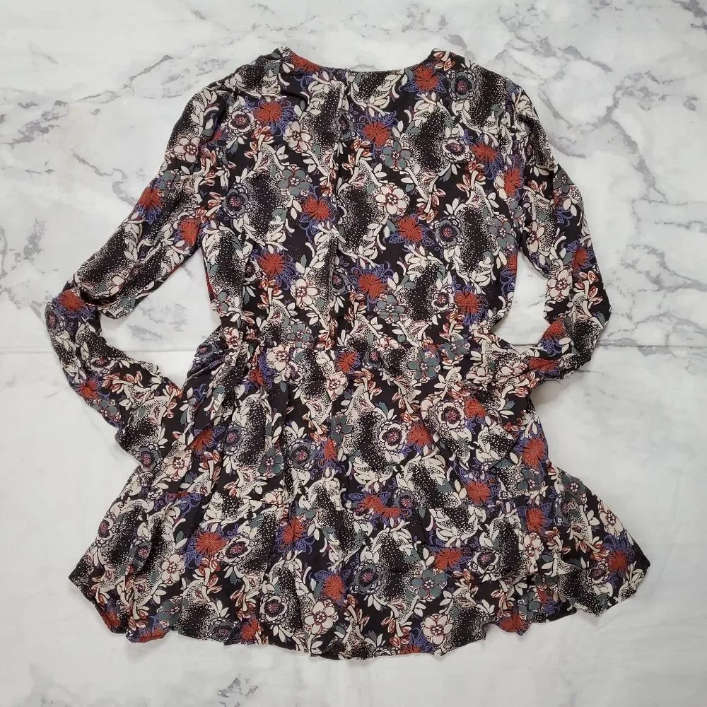 Free People Stealing Fire Mini Dress